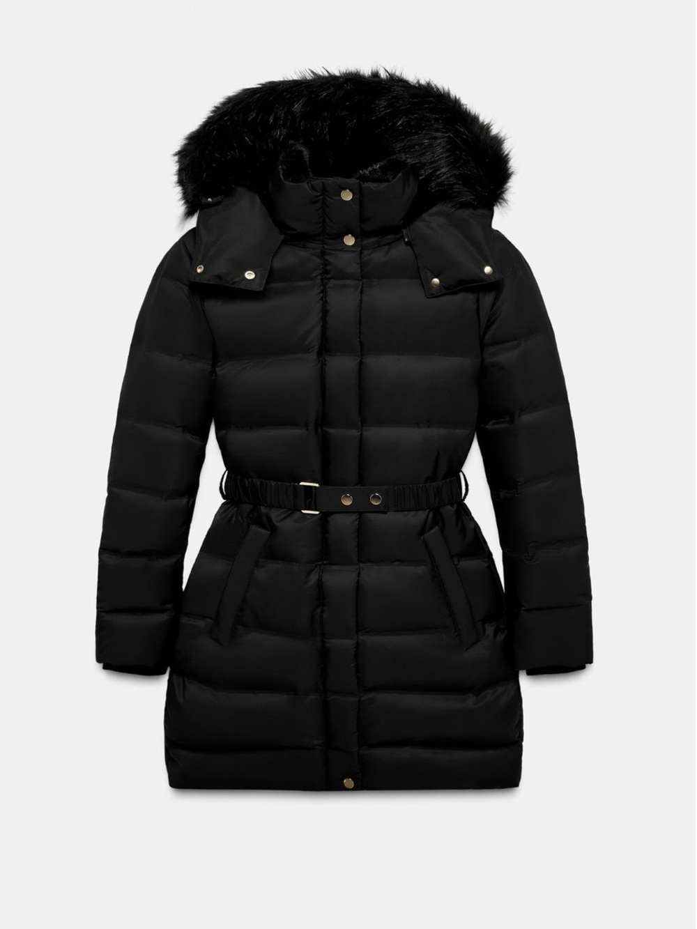 ZARA WATER REPELLENT
WINDPROOF PUFFER ANORAK WITH HOODIE COAT SIZE SMALL NWT